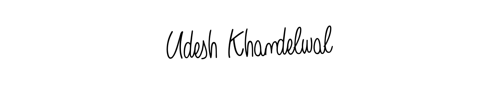 Angelique-Rose-font-FFP is a professional signature style that is perfect for those who want to add a touch of class to their signature. It is also a great choice for those who want to make their signature more unique. Get Udesh Khandelwal name to fancy signature for free. Udesh Khandelwal signature style 5 images and pictures png