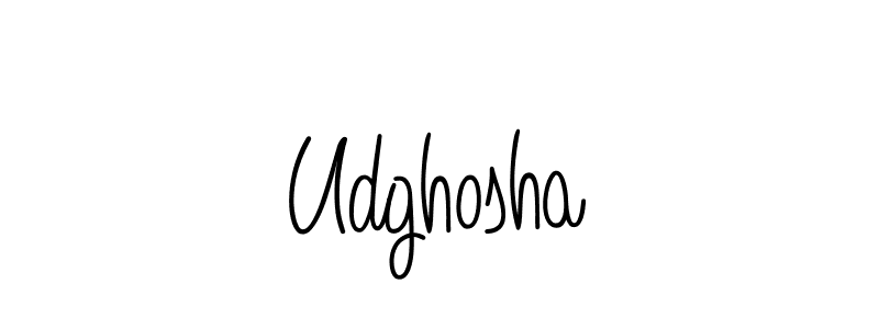 Once you've used our free online signature maker to create your best signature Angelique-Rose-font-FFP style, it's time to enjoy all of the benefits that Udghosha name signing documents. Udghosha signature style 5 images and pictures png