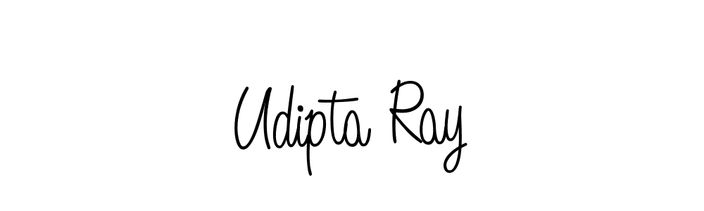 Make a beautiful signature design for name Udipta Ray. With this signature (Angelique-Rose-font-FFP) style, you can create a handwritten signature for free. Udipta Ray signature style 5 images and pictures png