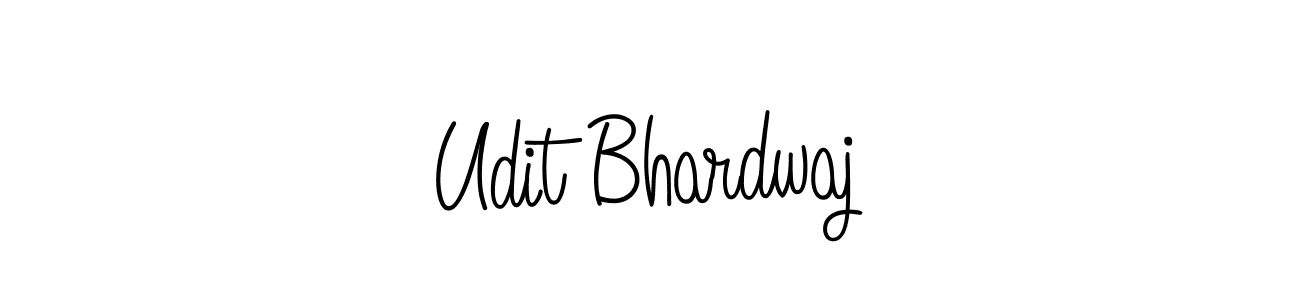 Design your own signature with our free online signature maker. With this signature software, you can create a handwritten (Angelique-Rose-font-FFP) signature for name Udit Bhardwaj. Udit Bhardwaj signature style 5 images and pictures png