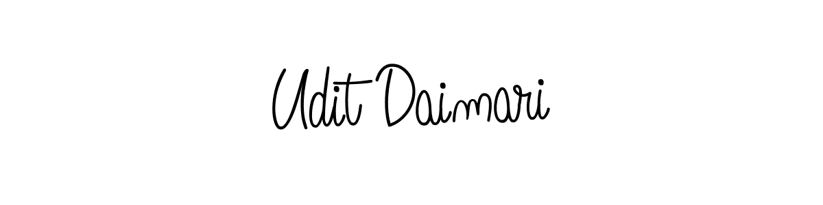Create a beautiful signature design for name Udit Daimari. With this signature (Angelique-Rose-font-FFP) fonts, you can make a handwritten signature for free. Udit Daimari signature style 5 images and pictures png