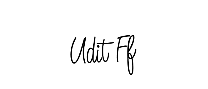 How to Draw Udit Ff signature style? Angelique-Rose-font-FFP is a latest design signature styles for name Udit Ff. Udit Ff signature style 5 images and pictures png