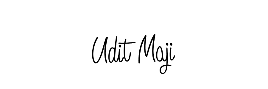 How to Draw Udit Maji signature style? Angelique-Rose-font-FFP is a latest design signature styles for name Udit Maji. Udit Maji signature style 5 images and pictures png