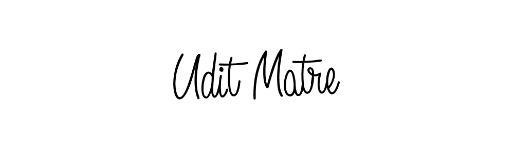 Also we have Udit Matre name is the best signature style. Create professional handwritten signature collection using Angelique-Rose-font-FFP autograph style. Udit Matre signature style 5 images and pictures png