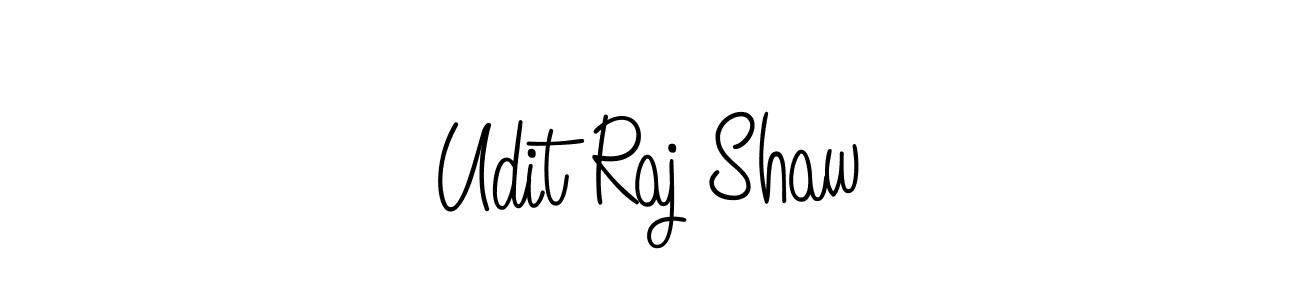 Also we have Udit Raj Shaw name is the best signature style. Create professional handwritten signature collection using Angelique-Rose-font-FFP autograph style. Udit Raj Shaw signature style 5 images and pictures png