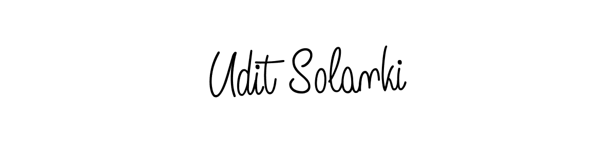 Make a short Udit Solanki signature style. Manage your documents anywhere anytime using Angelique-Rose-font-FFP. Create and add eSignatures, submit forms, share and send files easily. Udit Solanki signature style 5 images and pictures png