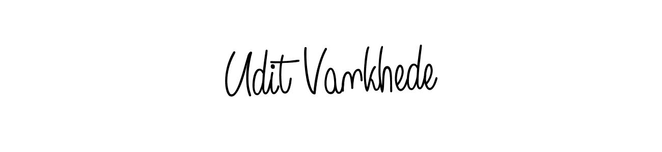 Make a beautiful signature design for name Udit Vankhede. Use this online signature maker to create a handwritten signature for free. Udit Vankhede signature style 5 images and pictures png