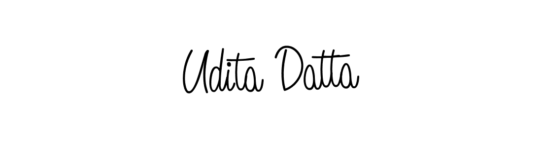 Make a short Udita Datta signature style. Manage your documents anywhere anytime using Angelique-Rose-font-FFP. Create and add eSignatures, submit forms, share and send files easily. Udita Datta signature style 5 images and pictures png