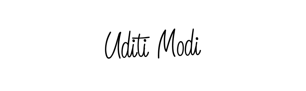 Make a short Uditi Modi signature style. Manage your documents anywhere anytime using Angelique-Rose-font-FFP. Create and add eSignatures, submit forms, share and send files easily. Uditi Modi signature style 5 images and pictures png