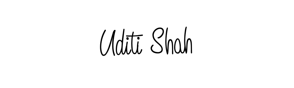 How to make Uditi Shah signature? Angelique-Rose-font-FFP is a professional autograph style. Create handwritten signature for Uditi Shah name. Uditi Shah signature style 5 images and pictures png