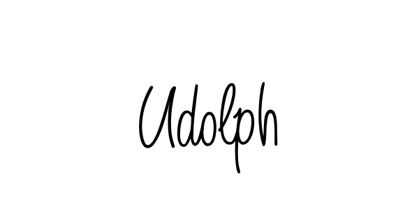 Use a signature maker to create a handwritten signature online. With this signature software, you can design (Angelique-Rose-font-FFP) your own signature for name Udolph. Udolph signature style 5 images and pictures png