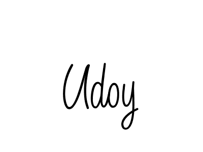 You should practise on your own different ways (Angelique-Rose-font-FFP) to write your name (Udoy) in signature. don't let someone else do it for you. Udoy signature style 5 images and pictures png