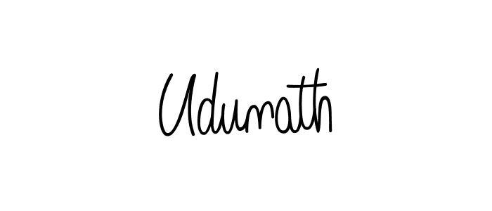 Design your own signature with our free online signature maker. With this signature software, you can create a handwritten (Angelique-Rose-font-FFP) signature for name Udunath. Udunath signature style 5 images and pictures png