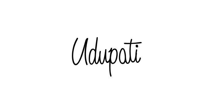 Also we have Udupati name is the best signature style. Create professional handwritten signature collection using Angelique-Rose-font-FFP autograph style. Udupati signature style 5 images and pictures png