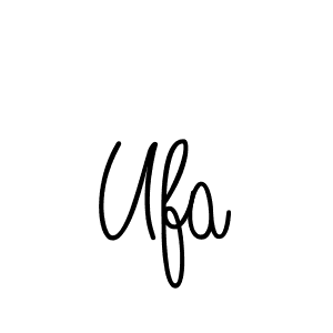 How to Draw Ufa signature style? Angelique-Rose-font-FFP is a latest design signature styles for name Ufa. Ufa signature style 5 images and pictures png