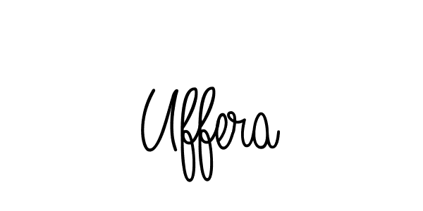 How to make Uffera name signature. Use Angelique-Rose-font-FFP style for creating short signs online. This is the latest handwritten sign. Uffera signature style 5 images and pictures png