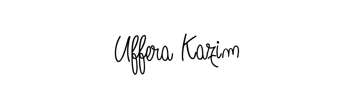 Design your own signature with our free online signature maker. With this signature software, you can create a handwritten (Angelique-Rose-font-FFP) signature for name Uffera Kazim. Uffera Kazim signature style 5 images and pictures png