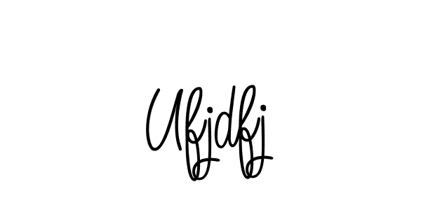 How to make Ufjdfj name signature. Use Angelique-Rose-font-FFP style for creating short signs online. This is the latest handwritten sign. Ufjdfj signature style 5 images and pictures png