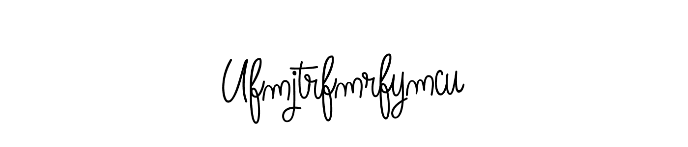 The best way (Angelique-Rose-font-FFP) to make a short signature is to pick only two or three words in your name. The name Ufmjtrfmrfymcu include a total of six letters. For converting this name. Ufmjtrfmrfymcu signature style 5 images and pictures png