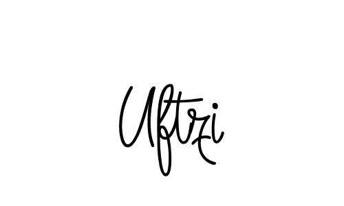 How to make Uftzi name signature. Use Angelique-Rose-font-FFP style for creating short signs online. This is the latest handwritten sign. Uftzi signature style 5 images and pictures png