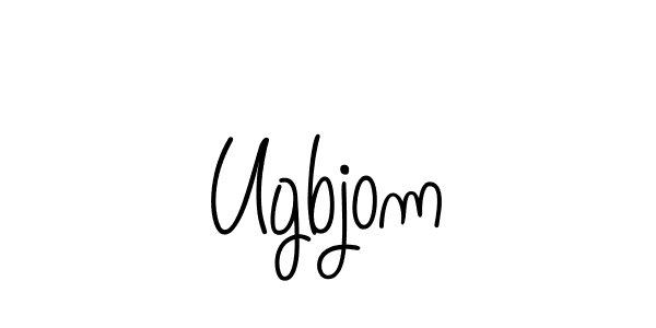 Also we have Ugbjom name is the best signature style. Create professional handwritten signature collection using Angelique-Rose-font-FFP autograph style. Ugbjom signature style 5 images and pictures png