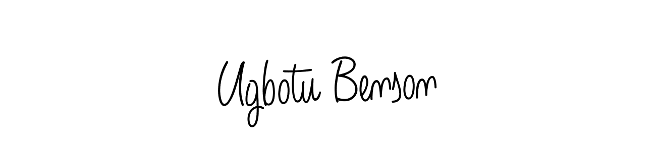 Here are the top 10 professional signature styles for the name Ugbotu Benson. These are the best autograph styles you can use for your name. Ugbotu Benson signature style 5 images and pictures png
