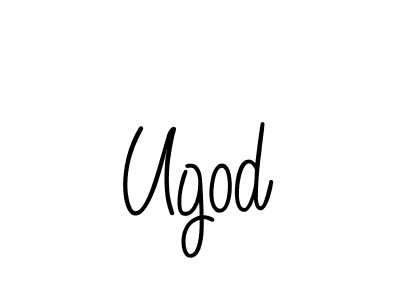 Ugod stylish signature style. Best Handwritten Sign (Angelique-Rose-font-FFP) for my name. Handwritten Signature Collection Ideas for my name Ugod. Ugod signature style 5 images and pictures png