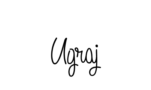 Ugraj stylish signature style. Best Handwritten Sign (Angelique-Rose-font-FFP) for my name. Handwritten Signature Collection Ideas for my name Ugraj. Ugraj signature style 5 images and pictures png