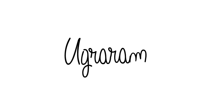 if you are searching for the best signature style for your name Ugraram. so please give up your signature search. here we have designed multiple signature styles  using Angelique-Rose-font-FFP. Ugraram signature style 5 images and pictures png