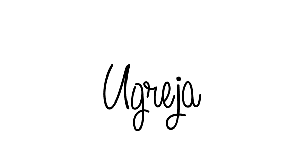 How to make Ugreja signature? Angelique-Rose-font-FFP is a professional autograph style. Create handwritten signature for Ugreja name. Ugreja signature style 5 images and pictures png