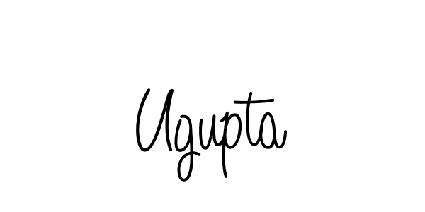 if you are searching for the best signature style for your name Ugupta. so please give up your signature search. here we have designed multiple signature styles  using Angelique-Rose-font-FFP. Ugupta signature style 5 images and pictures png