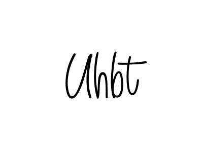 Also we have Uhbt name is the best signature style. Create professional handwritten signature collection using Angelique-Rose-font-FFP autograph style. Uhbt signature style 5 images and pictures png
