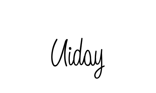 The best way (Angelique-Rose-font-FFP) to make a short signature is to pick only two or three words in your name. The name Uiday include a total of six letters. For converting this name. Uiday signature style 5 images and pictures png