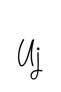 Uj stylish signature style. Best Handwritten Sign (Angelique-Rose-font-FFP) for my name. Handwritten Signature Collection Ideas for my name Uj. Uj signature style 5 images and pictures png