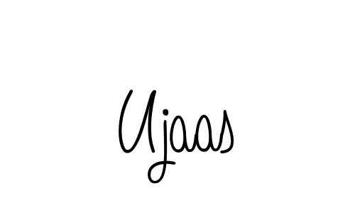 The best way (Angelique-Rose-font-FFP) to make a short signature is to pick only two or three words in your name. The name Ujaas include a total of six letters. For converting this name. Ujaas signature style 5 images and pictures png