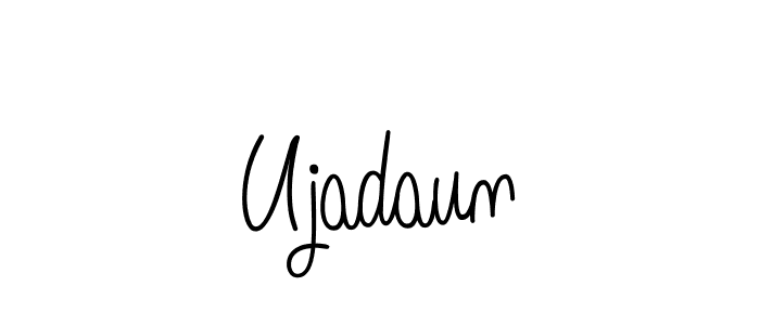 Also we have Ujadaun name is the best signature style. Create professional handwritten signature collection using Angelique-Rose-font-FFP autograph style. Ujadaun signature style 5 images and pictures png