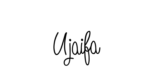 if you are searching for the best signature style for your name Ujaifa. so please give up your signature search. here we have designed multiple signature styles  using Angelique-Rose-font-FFP. Ujaifa signature style 5 images and pictures png