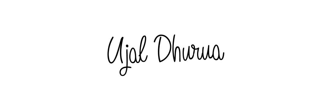 How to make Ujal Dhurua signature? Angelique-Rose-font-FFP is a professional autograph style. Create handwritten signature for Ujal Dhurua name. Ujal Dhurua signature style 5 images and pictures png