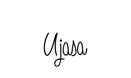 Design your own signature with our free online signature maker. With this signature software, you can create a handwritten (Angelique-Rose-font-FFP) signature for name Ujasa. Ujasa signature style 5 images and pictures png