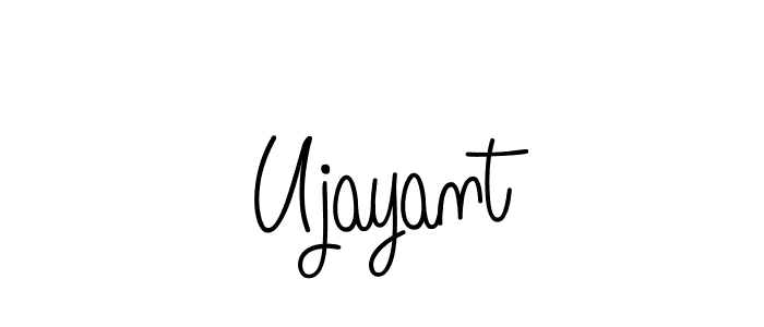 Once you've used our free online signature maker to create your best signature Angelique-Rose-font-FFP style, it's time to enjoy all of the benefits that Ujayant name signing documents. Ujayant signature style 5 images and pictures png