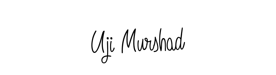 Angelique-Rose-font-FFP is a professional signature style that is perfect for those who want to add a touch of class to their signature. It is also a great choice for those who want to make their signature more unique. Get Uji Murshad name to fancy signature for free. Uji Murshad signature style 5 images and pictures png