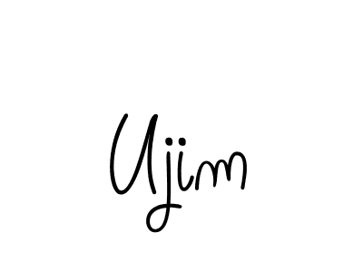 How to Draw Ujim signature style? Angelique-Rose-font-FFP is a latest design signature styles for name Ujim. Ujim signature style 5 images and pictures png