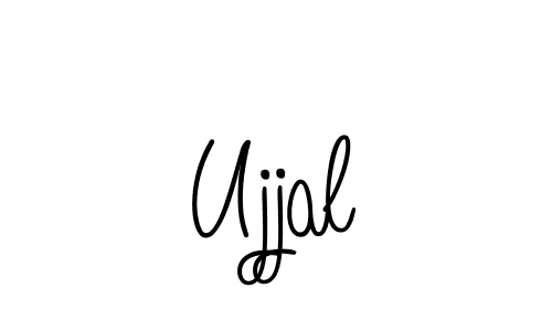 How to make Ujjal signature? Angelique-Rose-font-FFP is a professional autograph style. Create handwritten signature for Ujjal name. Ujjal signature style 5 images and pictures png