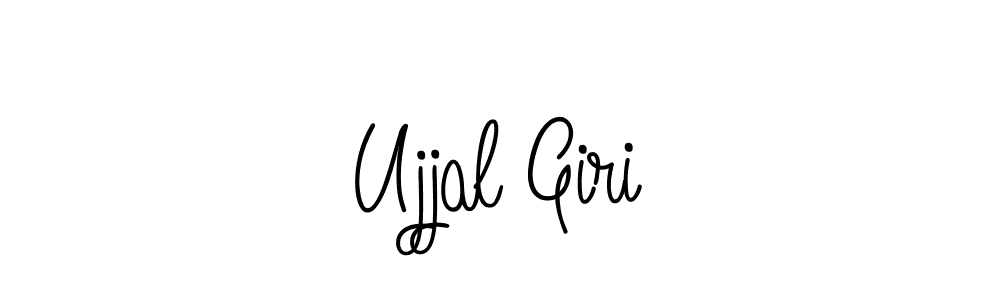 Ujjal Giri stylish signature style. Best Handwritten Sign (Angelique-Rose-font-FFP) for my name. Handwritten Signature Collection Ideas for my name Ujjal Giri. Ujjal Giri signature style 5 images and pictures png