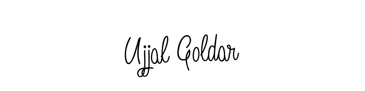 Also we have Ujjal Goldar name is the best signature style. Create professional handwritten signature collection using Angelique-Rose-font-FFP autograph style. Ujjal Goldar signature style 5 images and pictures png