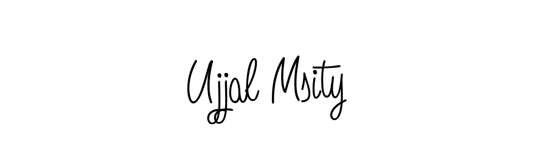 Use a signature maker to create a handwritten signature online. With this signature software, you can design (Angelique-Rose-font-FFP) your own signature for name Ujjal Msity. Ujjal Msity signature style 5 images and pictures png