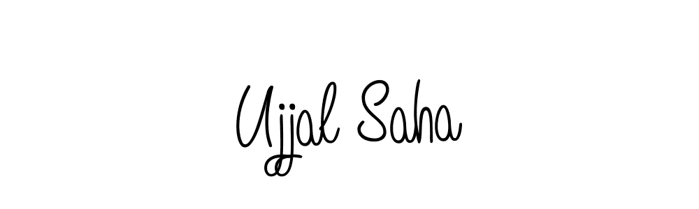 How to make Ujjal Saha signature? Angelique-Rose-font-FFP is a professional autograph style. Create handwritten signature for Ujjal Saha name. Ujjal Saha signature style 5 images and pictures png