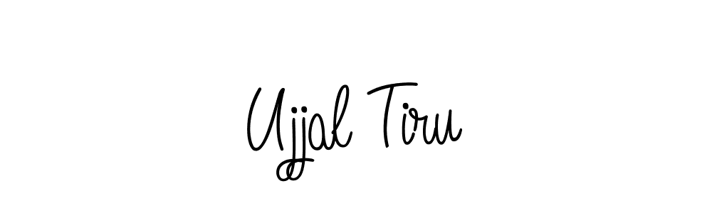 You can use this online signature creator to create a handwritten signature for the name Ujjal Tiru. This is the best online autograph maker. Ujjal Tiru signature style 5 images and pictures png