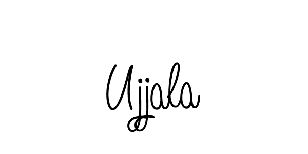 How to make Ujjala signature? Angelique-Rose-font-FFP is a professional autograph style. Create handwritten signature for Ujjala name. Ujjala signature style 5 images and pictures png