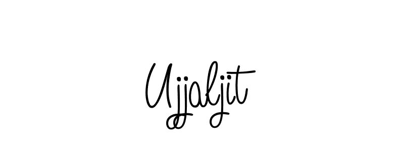 Also we have Ujjaljit name is the best signature style. Create professional handwritten signature collection using Angelique-Rose-font-FFP autograph style. Ujjaljit signature style 5 images and pictures png